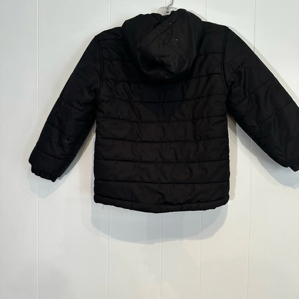 Whales Tail Performance Kids Black Puffer Jacket Size 6 EUC